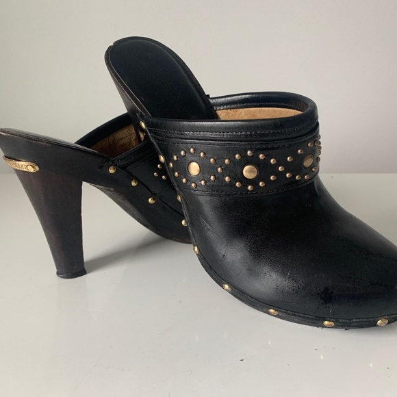 Michael Kors Studded High Heel Clogs - Picture 1 of 4
